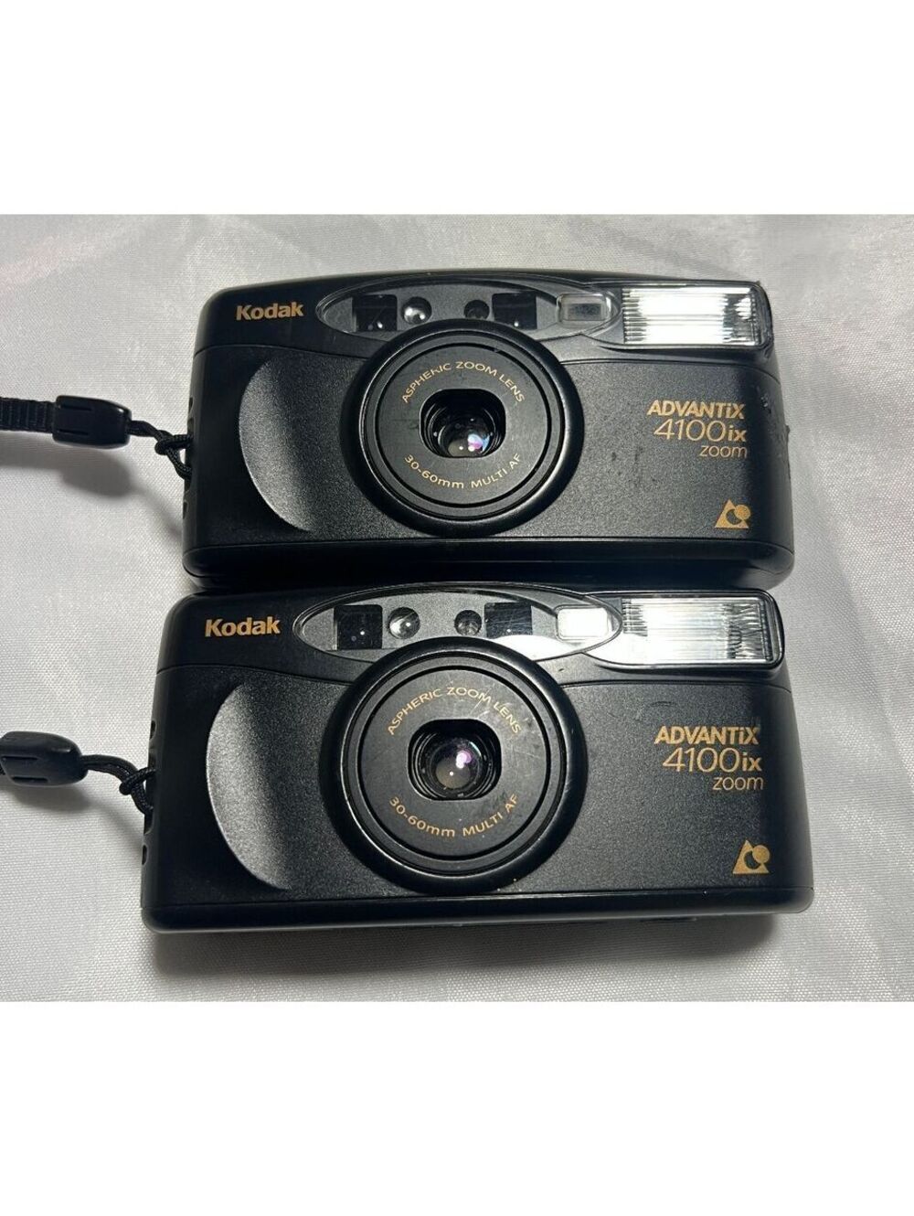 Vintage Kodak ADVANTIX 4100iX Zoom Point & Shoot Camera Lot Of 2
